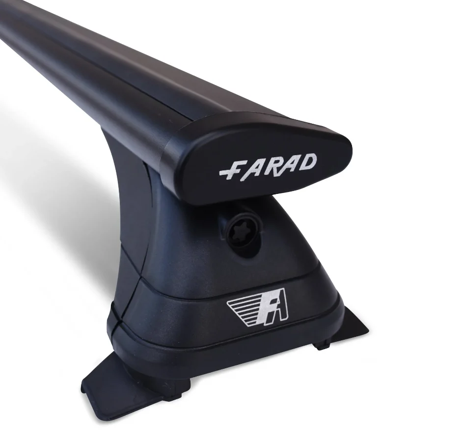 Farad-Barre portatutto Aerodynamic black con kit Lux per SEAT IBIZA ST 5 porte anno 2010-2017 con corrimano basso - Image 2