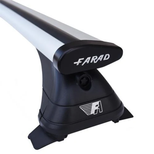 Farad-Barre portatutto Aerodynamic silver con kit Lux per JEEP CHEROKEE  5 porte anno 2008-2013 con corrimano alto