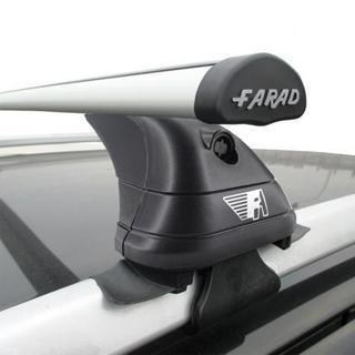 Farad-Barre portatutto Aerodynamic silver con kit Lux per PEUGEOT 308 SW 5 porte anno 2014-2021 con corrimano basso