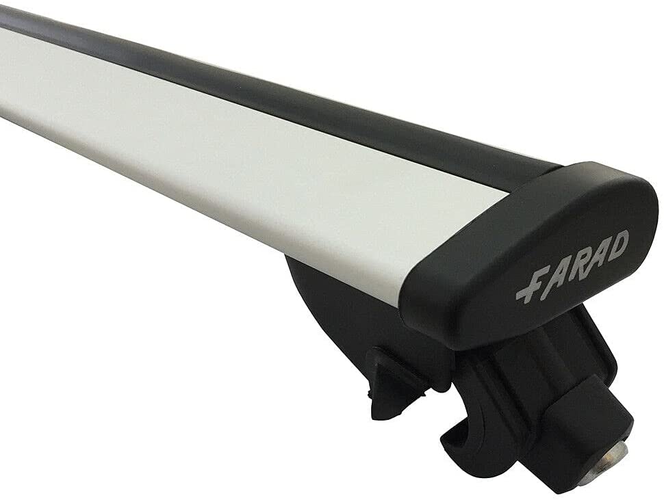 FARAD-Barre portatutto AERODYNAMIC SILVER in alluminio con kit BM 04 per Mini Mini Countryman 5 porte anno 2010-2016 (con corrimano basso) - Image 2