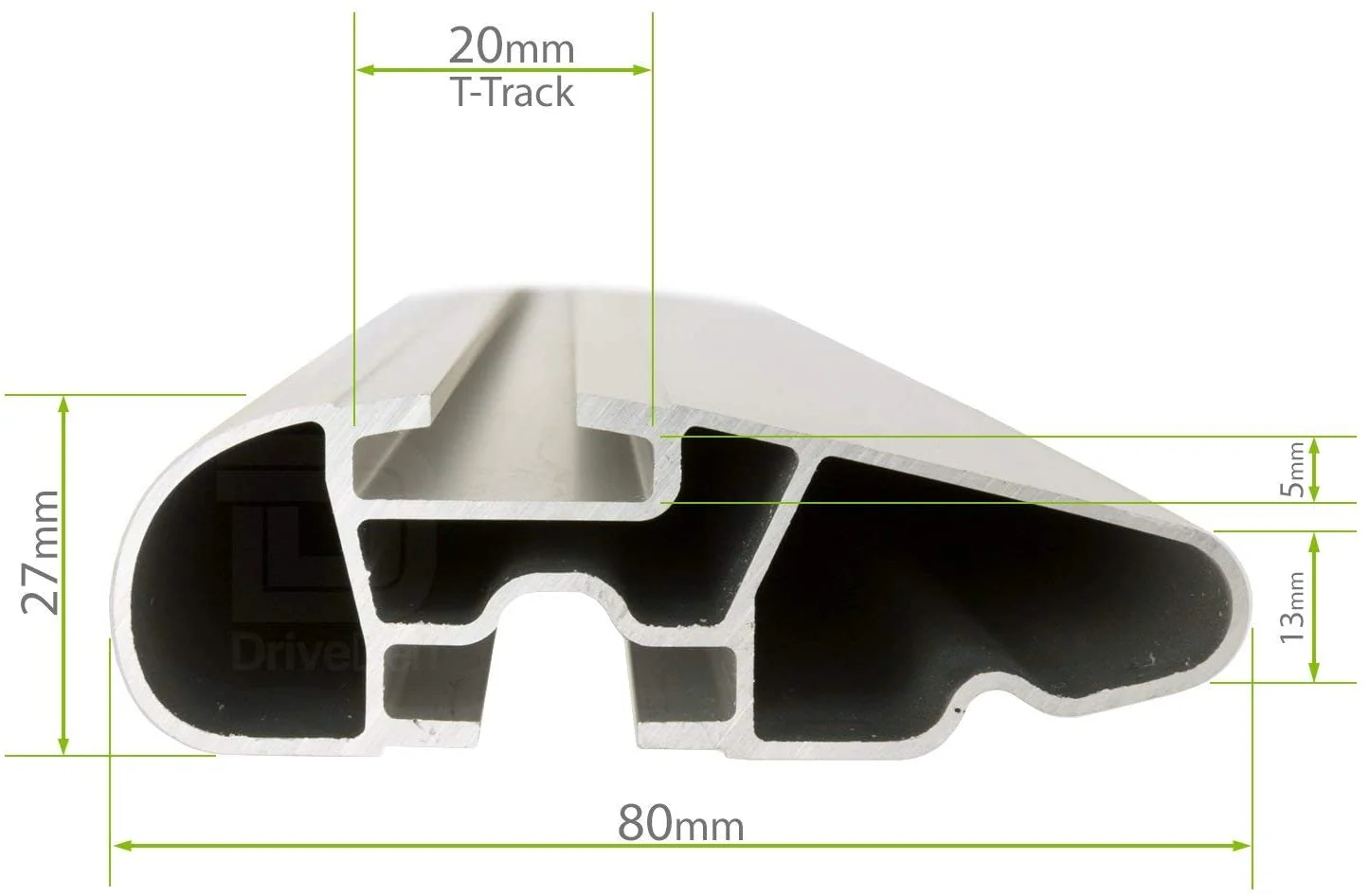 FARAD-Barre portatutto AERODYNAMIC SILVER in alluminio con kit BM 03 per Mercedes Eqa 5 porte anno 2021> (con corrimano basso) - Image 4