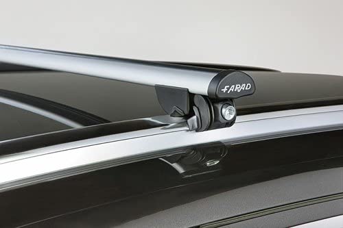 FARAD-Barre portatutto ALU in alluminio con KIT  per Kia Optima Sw 5 porte anno 2016> (con corrimano basso) - Image 5