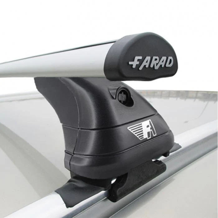 FARAD-Barre portatutto ALU in alluminio con kit per Jaguar F-Pace 5 porte anno 2016> (con corrimano basso) - Image 5