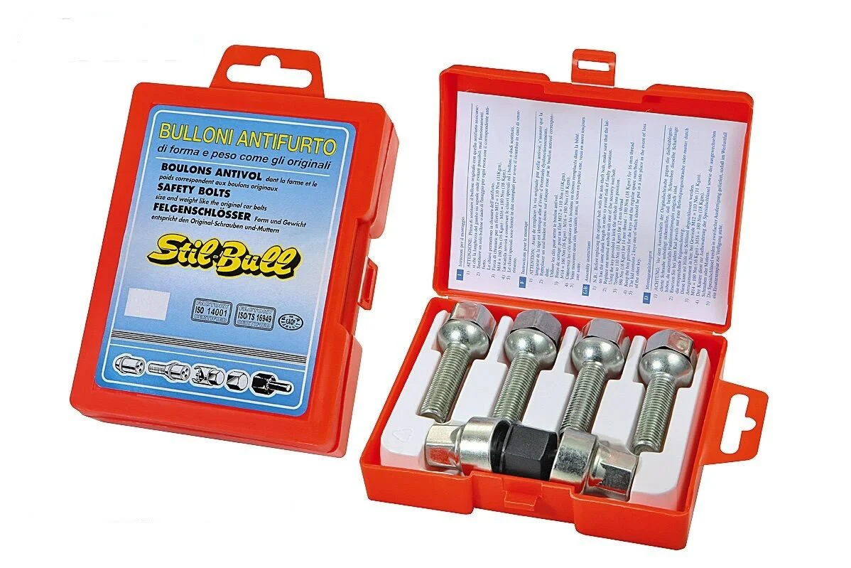 Bulloni antifurto Farad Stil Bull  HA1 per KIA MOTORS Sportage/ Mentor <2004 ruote in acciaio