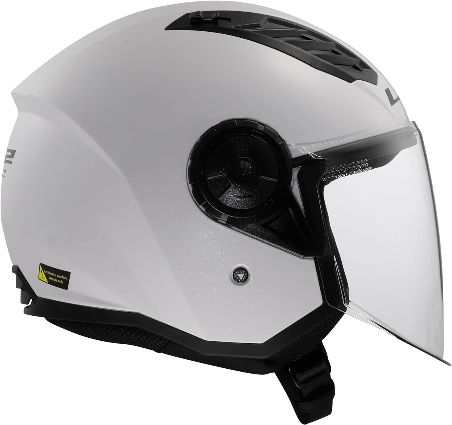 Casco Jet Ls2 OF616 AIRFLOW II Bianco Lucido - Image 3
