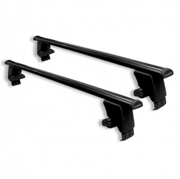FARAD-Barre portatutto NEW IRON 2 in acciaio con kit per Volkswagen Jetta 4 porte anno 2011> (senza corrimano)
