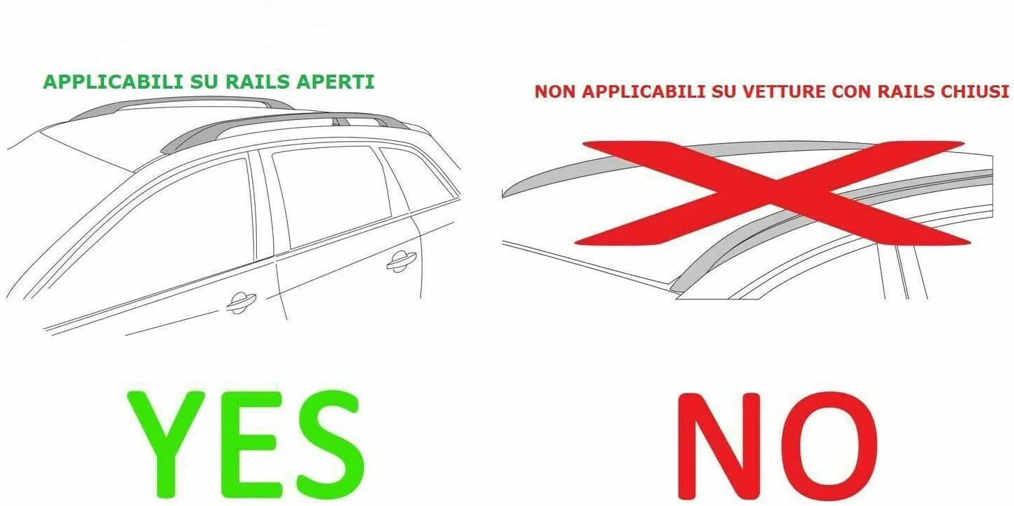 MENABO - Barre portatutto BRIO in alluminio per Rover Montego Estate anno 84>94 con corrimano alto - Image 3