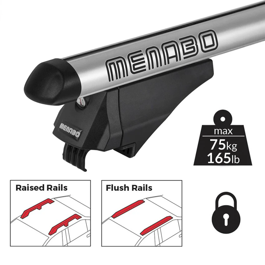 MENABO - Barre portatutto TIGER SILVER per Mitsubishi Outlander Sport anno 10> (con corrimano basso) - Image 2