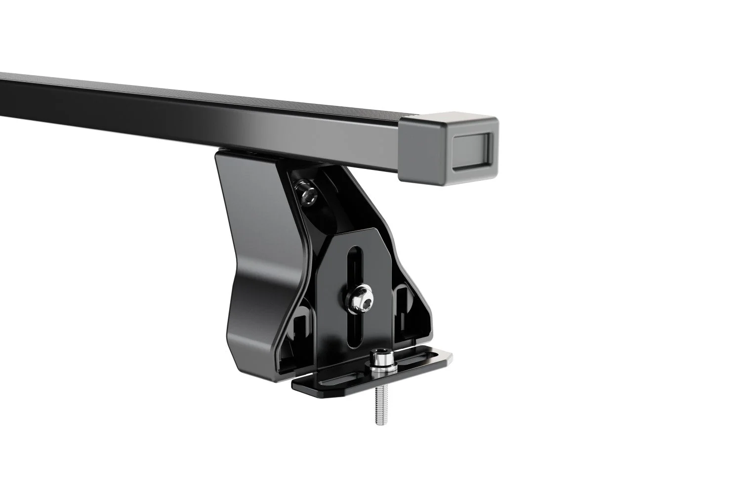 Barre portatutto Menabo Omega in acciaio zincato colore nero per VOLKSWAGEN Amarok 4 porte anno dal 2010 in poi con tetto liscio - Image 2