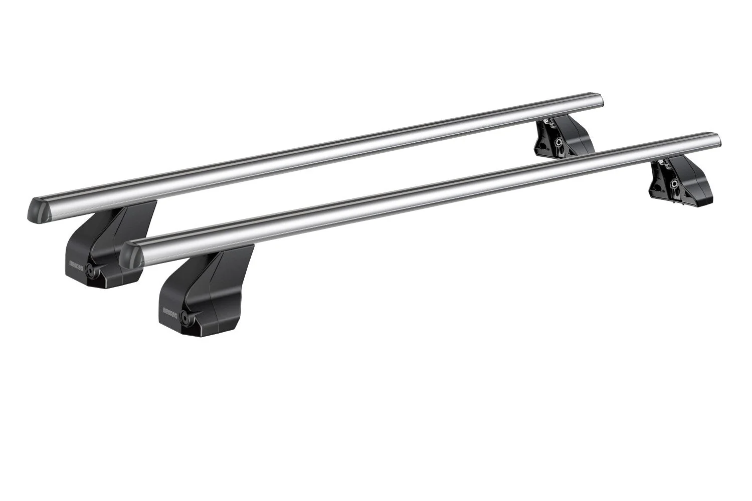 Barre portatutto Menabo Omega in alluminio per HYUNDAI Accent IV (RB) Hatchback 5 porte anno dal 11>18 con tetto liscio